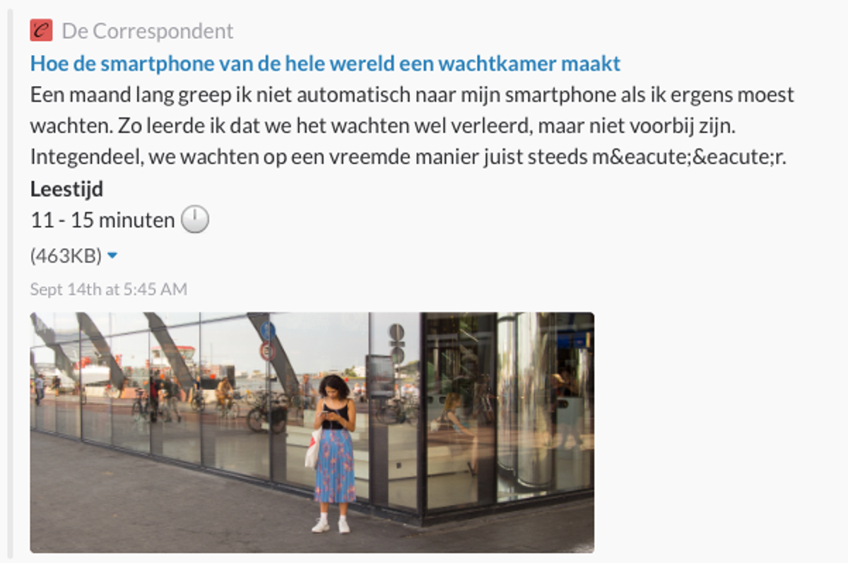 Artikel Correspondent smartphones